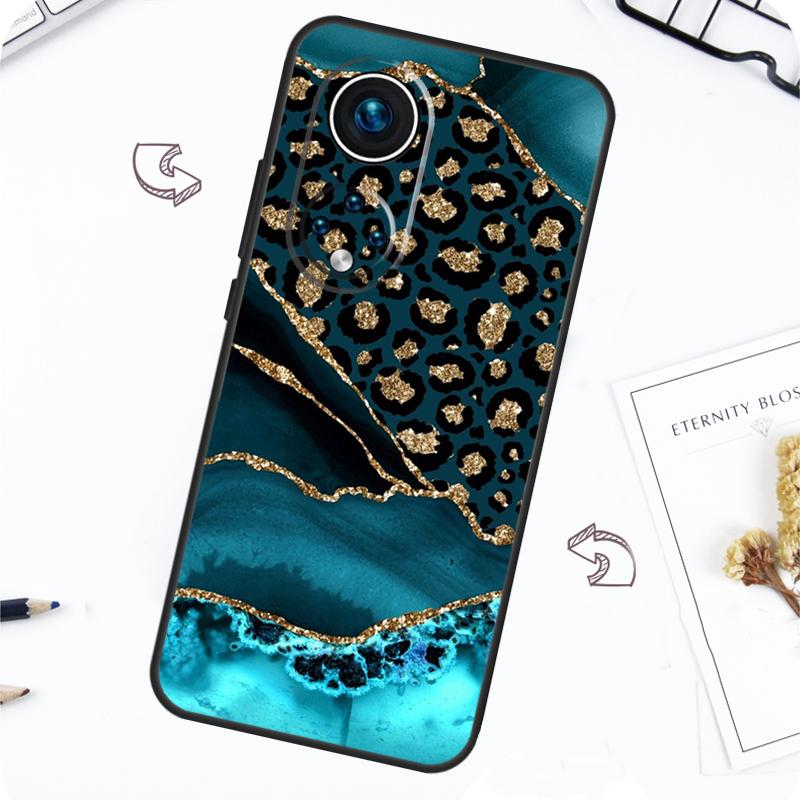Leopard Print Case For Honor Magic 7 5 6 Lite Honor 200 Pro X8b X9a X8a X8 X9 X9c X9b 50 70 90 Lite Cover