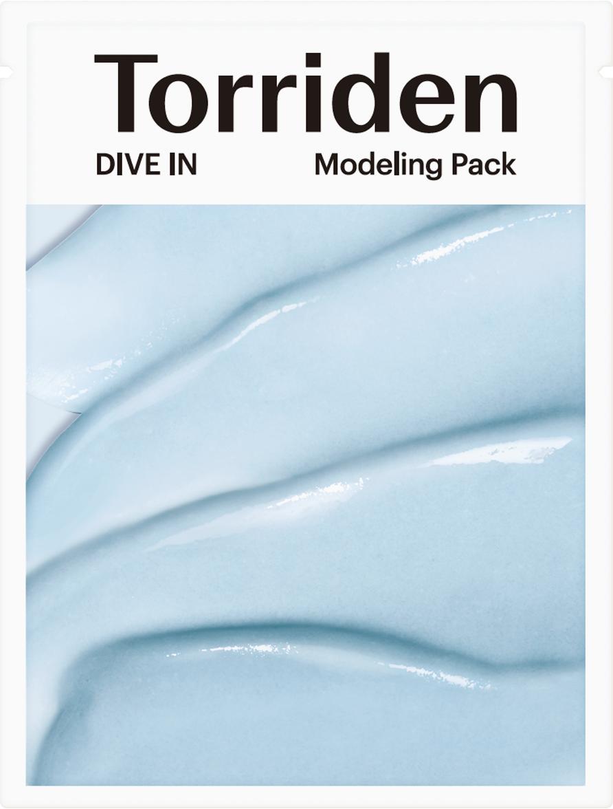 

Toriden Моделирующая маска, набор из 5 штук, план пополнения, 2 типа (Дайв-ин/Сбалансированный) Dive-in Hyaluronic Acid Modeling Pack (5 sheets)