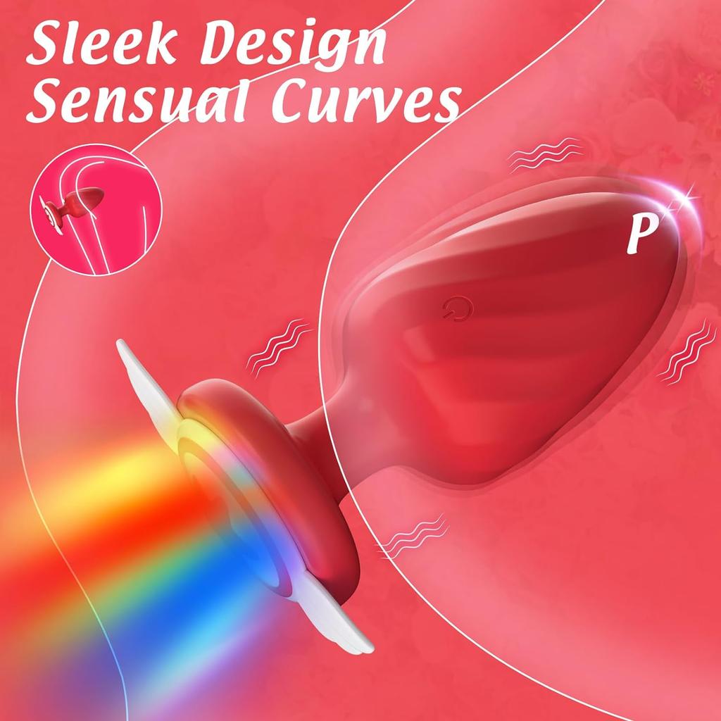 LED Anal Vibrator Plug Female Male Wireless Remote Control Sex Toys Male Prostate Massager Vagina Vibrator Anal Plug Adult Products