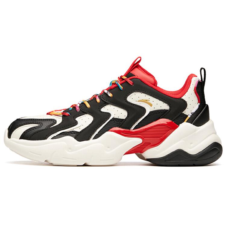 New ANTA Life Series Sneakers 'Black Red White' 112018882-11