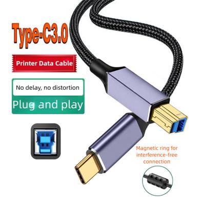 Data Transfer USB C To USB B 3.0 Cable Scanner Wire for Epson/HP/Canon Laptop Computer