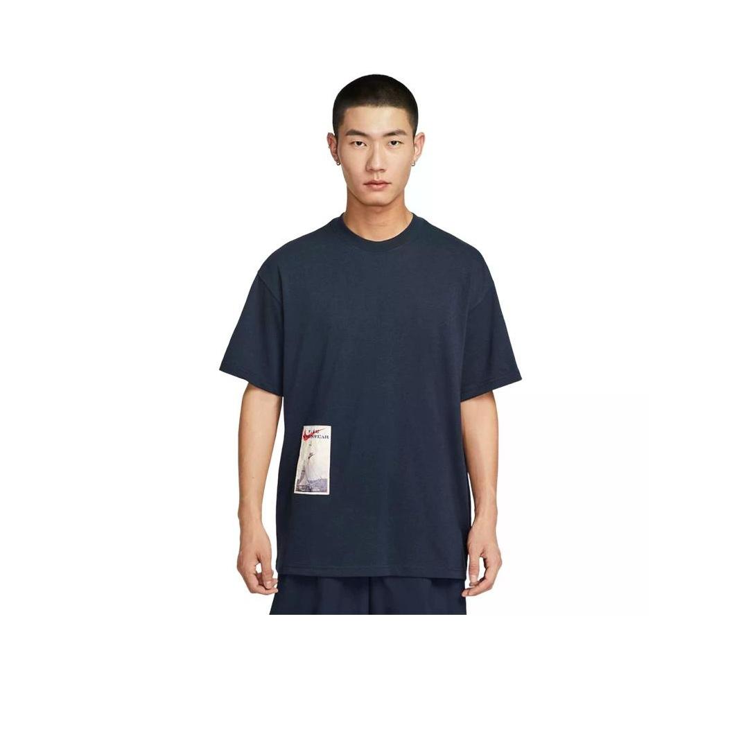 

Nike Casual Short Sleeve Simple Round Neck T-Shirt Men Tops HQ9253451 L