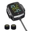 OBEST Tpms Motorcycle Air Pressure Sensor, Real-time Tire Pressure Temperature Monitor, Includes Port, QC3.0