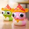 Cartoon Animal Burst Eye Snake Keychain Squeeze Ball Toys Keyring  Kids Holiday Gift