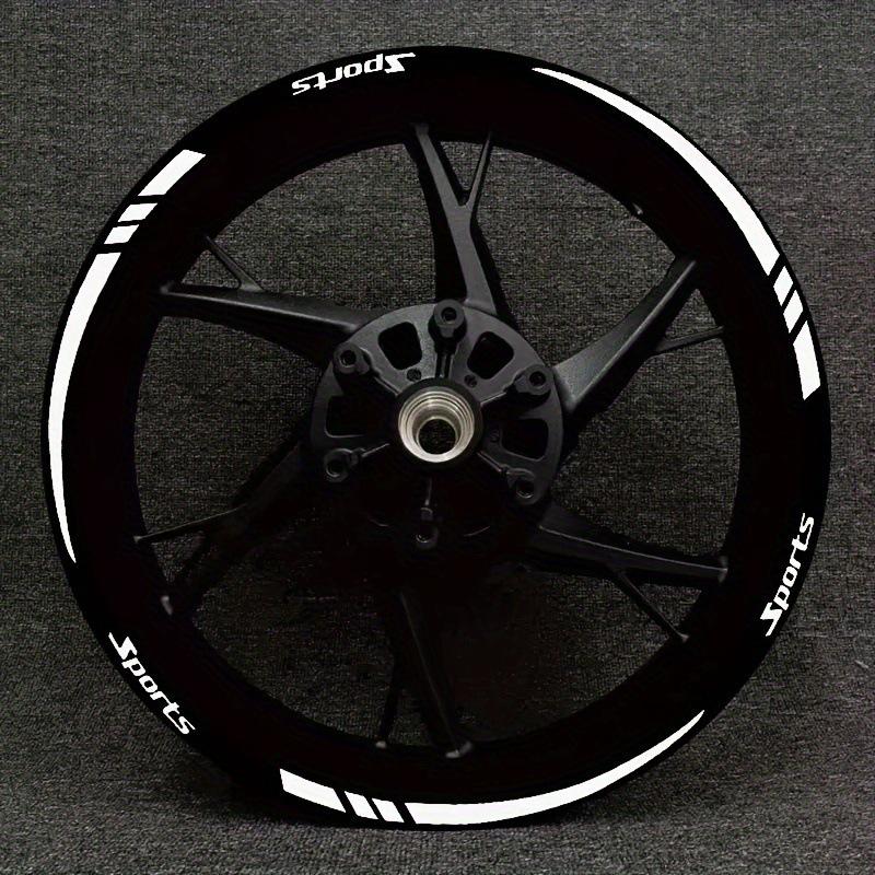 24pcs Reflective Wheel Rim Stickers for Cars & Motorcycles