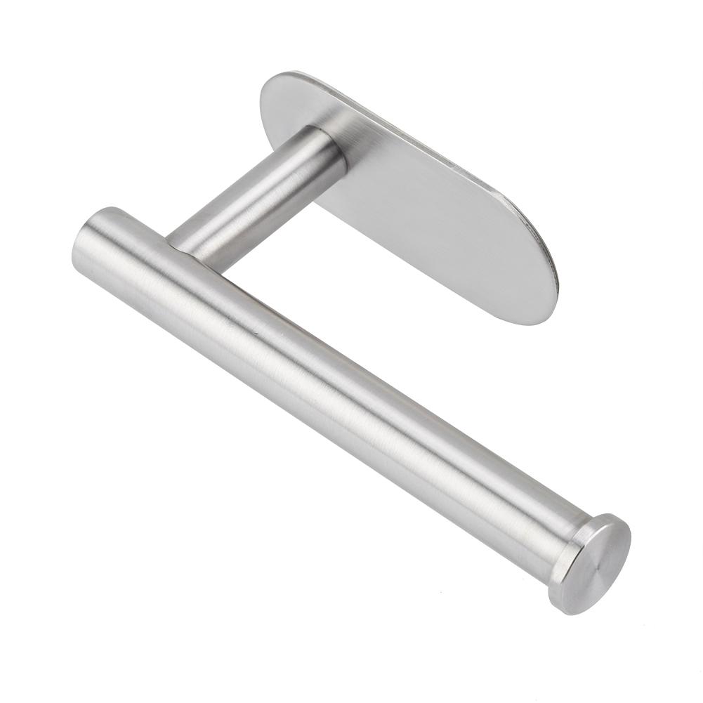 Wall Mount Single Toilet Paper Holder Stainless Steel Tissue Roll Rack for Bathroom Accessory
