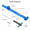 Blue Bicycle Derailleur Aligner Hanger 360° Rotation Bike Tail Hook Bike Hook Aligner  MTB Bike