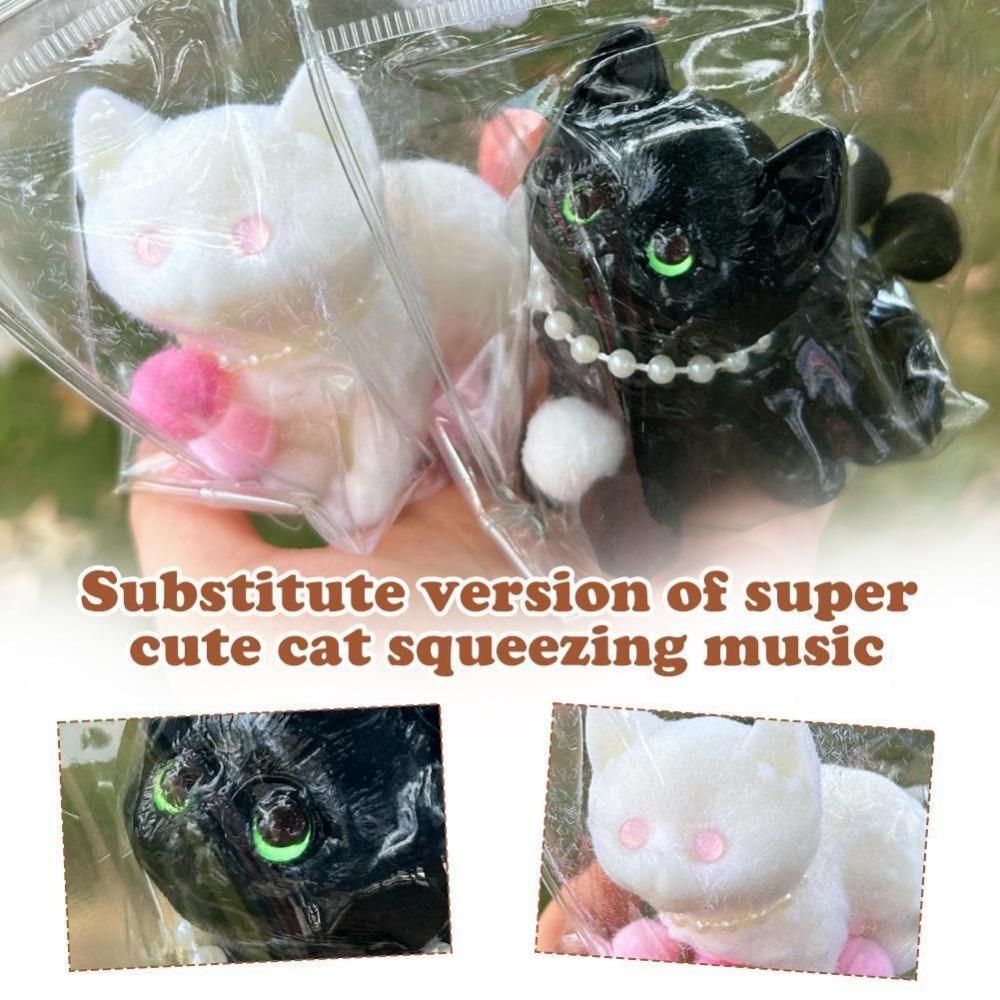 Release Cat Stress Relief Squeeze Ball Cartoon Pinching and Decompressing Toy Squeeze Cat Toys