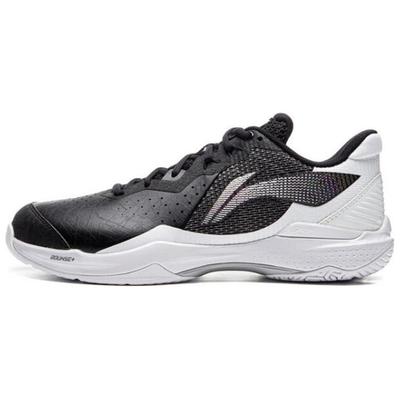 Li Ning Thunder Synthetic Leather Comfortable And Trendy Cushioning, Wear Resistant Low Top Badminton Shoes Men's AYZU015-4
