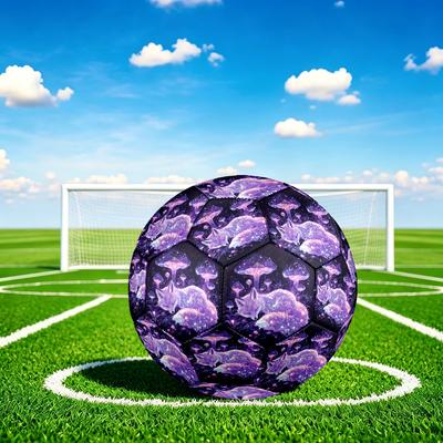 1pc Mystical Fox Dreamscape Size 5 Soccer Ball Professional Match Training Football Indoor &Outdoor Sports Ball Lightweight Durable C6525