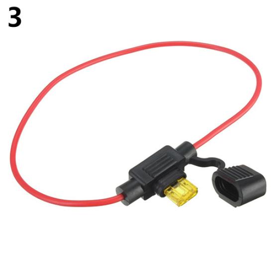 

Автомобіль 10A 30A Середній 15A 20A Водонепроникний розмір Стандартний лезовий тримач запобіжника 3