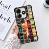 Watercolors Set Paint Palette Soft Phone Case For Xiaomi Redmi Note 14 15 Pro Plus 13 12 11S 11T 5G 10 9S 9 Plating Anti-Fall Fu