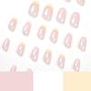 Nail art patch small flower French yellow edge wearing nail art finished nail piece, wearing nail press on nail