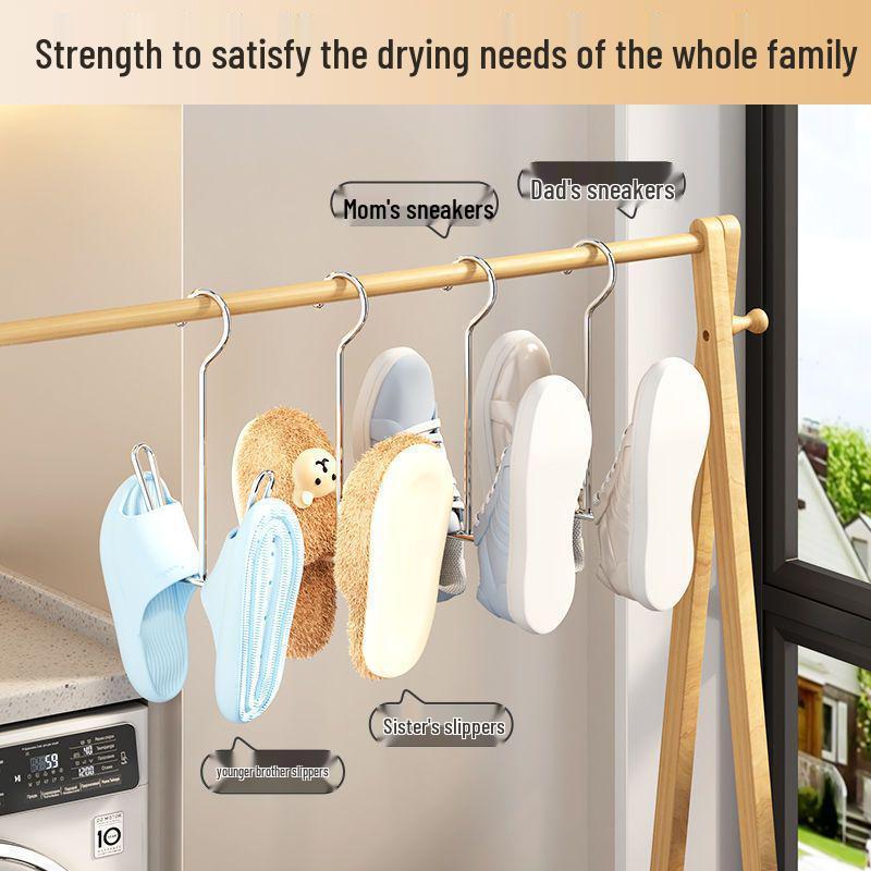 

Многофункциональная сушилка для обуви из нержавеющей стали для улицы с подвесными крючками