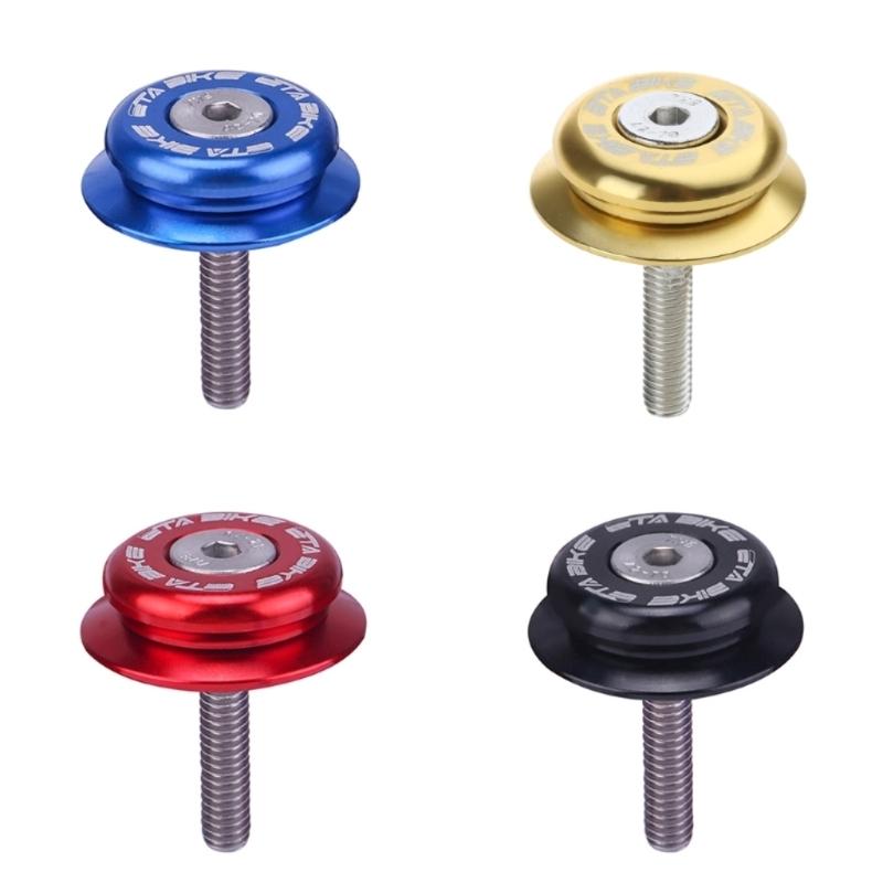 Aluminum Alloy Bicycle Top Stem Cover with Screw Bike Top Tube Cap Bike Supplies
