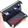 Kamio Japan Pen Case Triangle Multi Pen Case Mesh Ribbon 229536