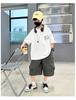 Boys' Short sleeved Set Summer Thin Edition 2026 New Children's Clothing Rascal and Handsome Casual Sportswear Boys' Summer Fashion