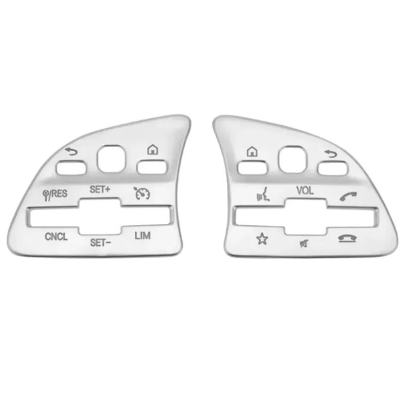 Car Steering Wheel Button Panel Cover Trim Sticker For Mercedes Benz C E A B Class GLC GLB GLE GLS W177 W205 W213 A200L 2020-24