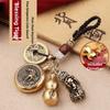 Vintage Style Twelve Zodiac Animal Keychains Animal Themed Universal Lucky Charm  Craft Decoration