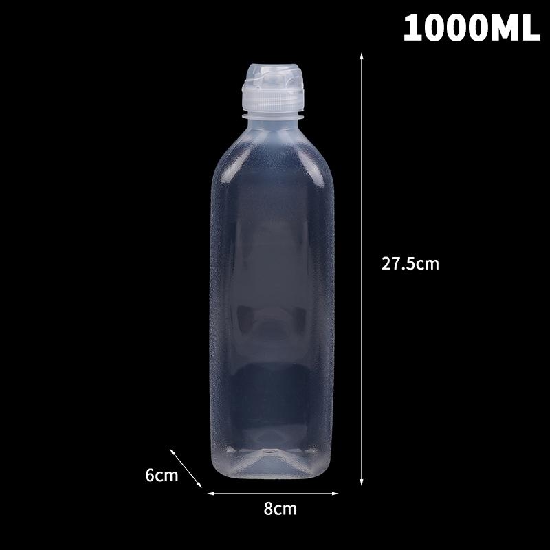 300/500/1000Ml Kitchen Oil Bottle Plastic Seasoning Squeeze Bottle For Salad Bbq Sauce Condiment Containers Cooking Tool