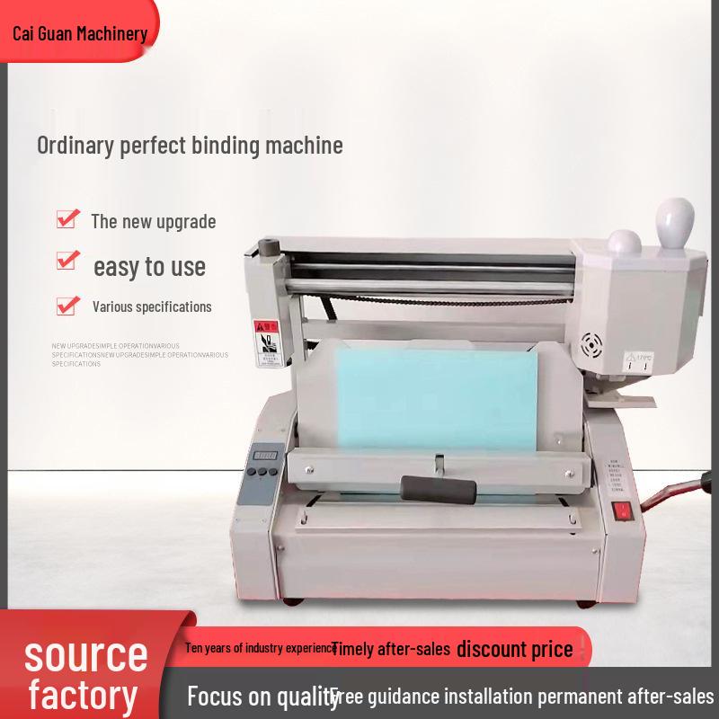 Cai Guan Perfect Bind Hot Melt Manual Glue Binder & Creaser
