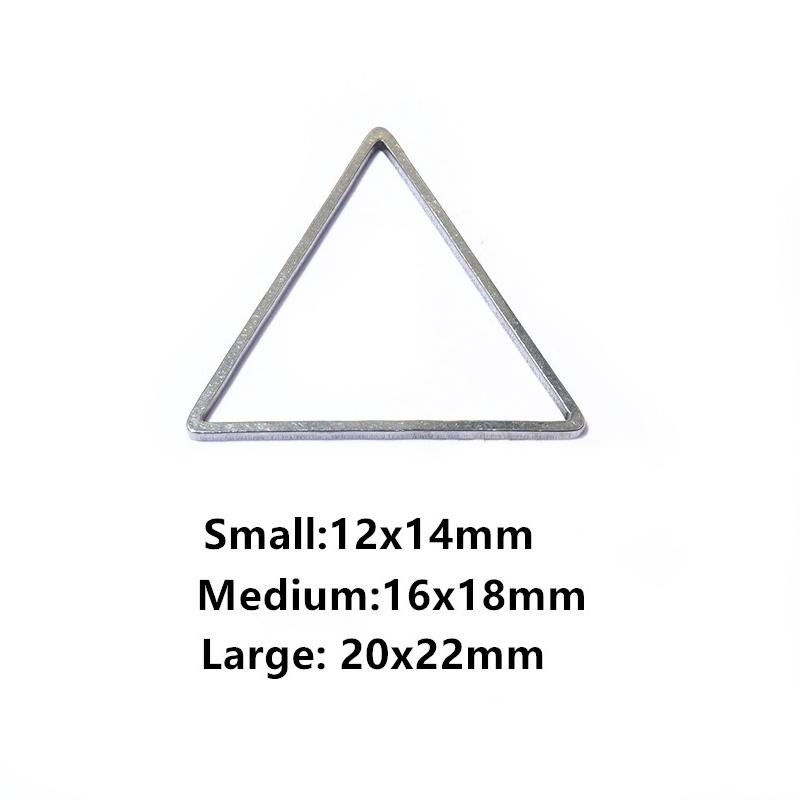 20pcs Moon Star Drop Heart Small Charms Gold Stainless Steel Pendant Open Bezels Hollow Frame Mold Bezel DIY Jewelry Making