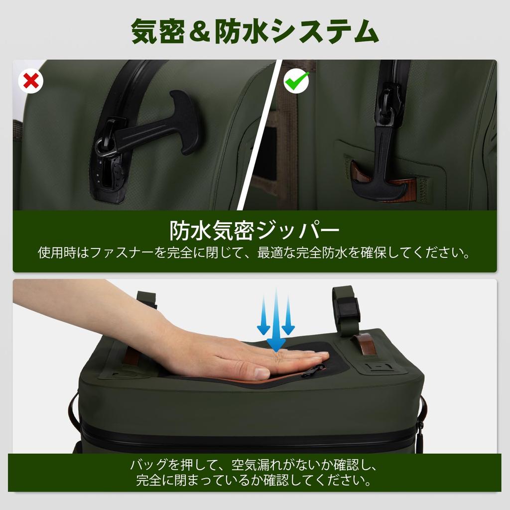 Goture Fishing 10L Large IPX8 840D TPU Fly Fishing Tackle Tackle for Outdoor Stream and Hiking Bag, Capacity, Waterproof, Material, Ultra-Lightweight,