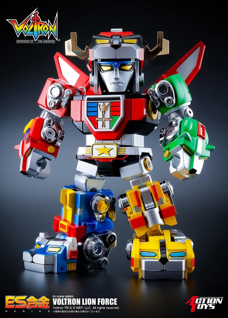 Art Storm Action Toys ES Alloy Voltron Lion Force Diecast Painted Action Approximately 160mm Tall Figure,