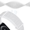 Pasek Alogy Nylon Strap Z Rzepem Do Apple Watch 1/2/3/4/5/6/7/8/Se/Ultra (42/44/45/49Mm) Biały