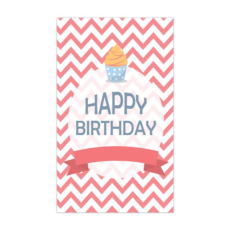 50-Pack Creative Birthday Celebration Cards for Party Decorations and Gifts