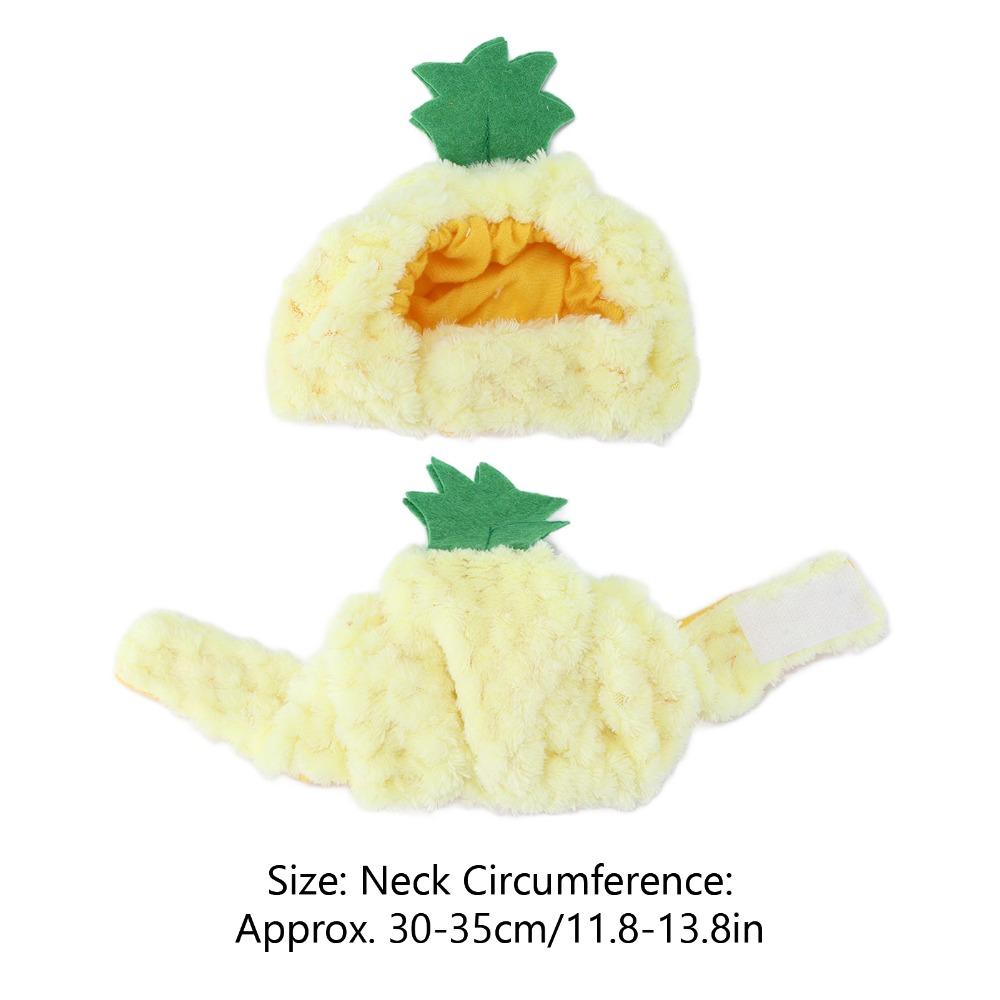 Soft and Comfortable Animal Hat Adjustable Shaped Hat Cute Pet Pineapple Hat Festival Birthday