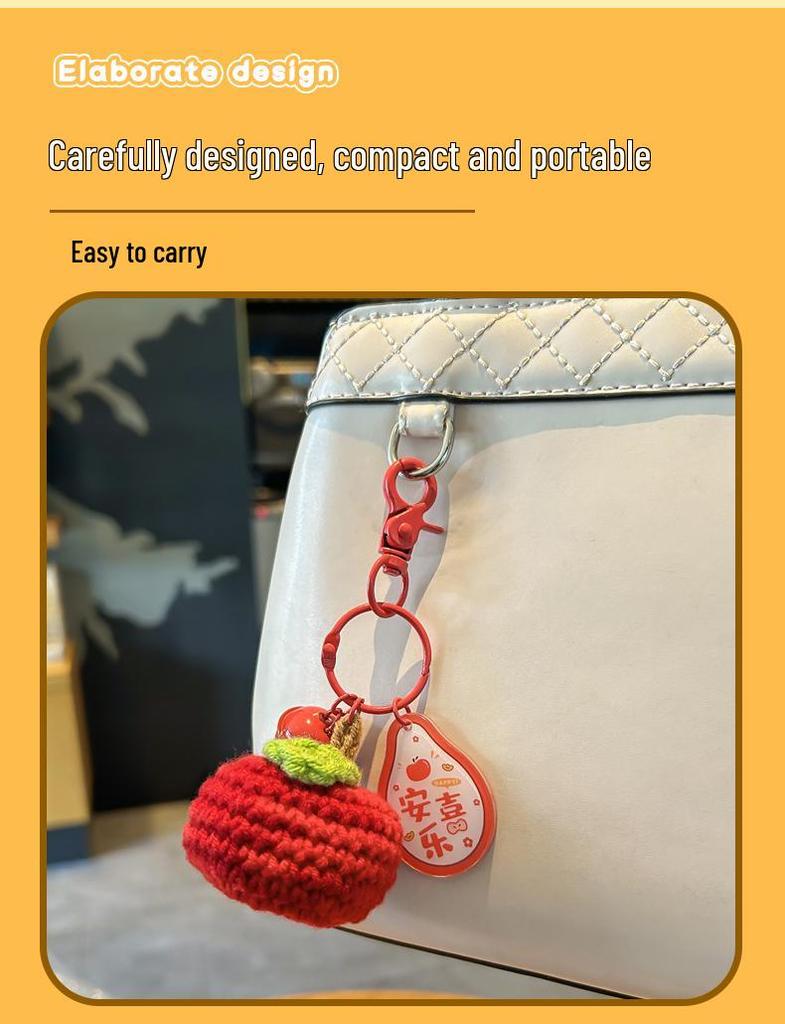 Wish-Fulfillment Crochet Keychain - Girly Style, Perfect for Keys & Backpacks