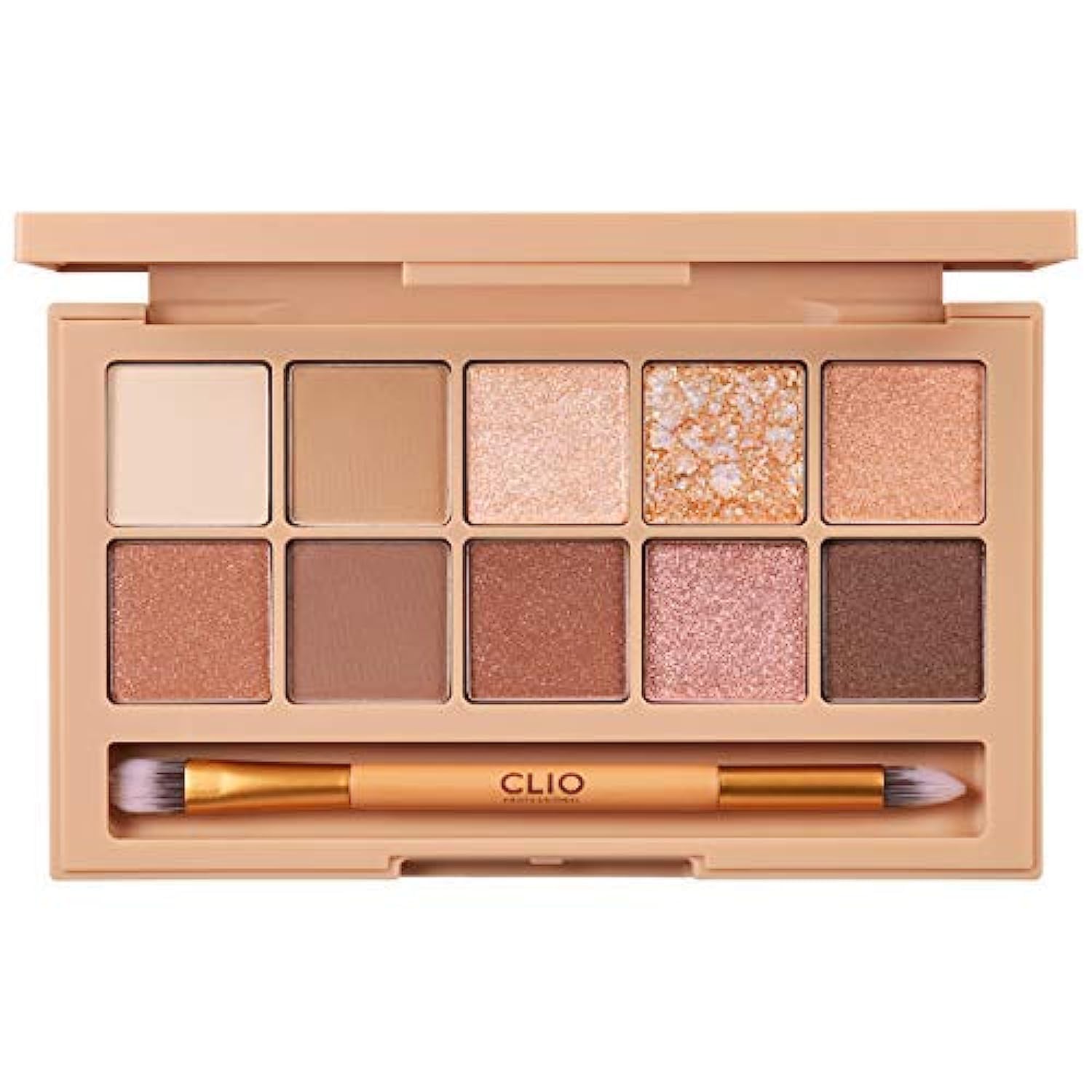 Clio Pro Eye Palette [Used] (002 Brown) 1 piece (x 1)