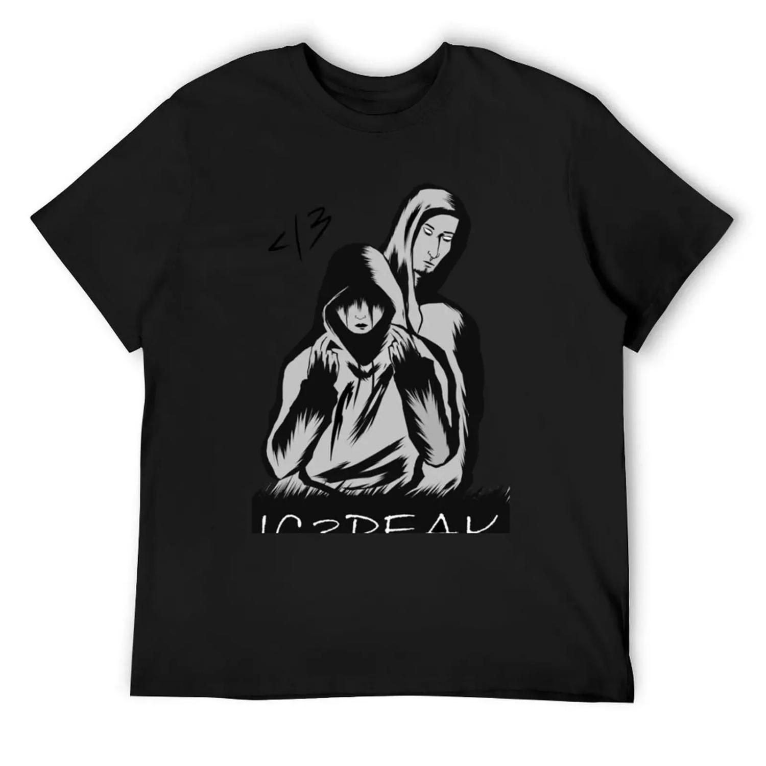 IC3PEAK Базовая футболка Персонализированная футболка рубашка croswit мужская аниме фигурки мужские белые футболки S чёрный