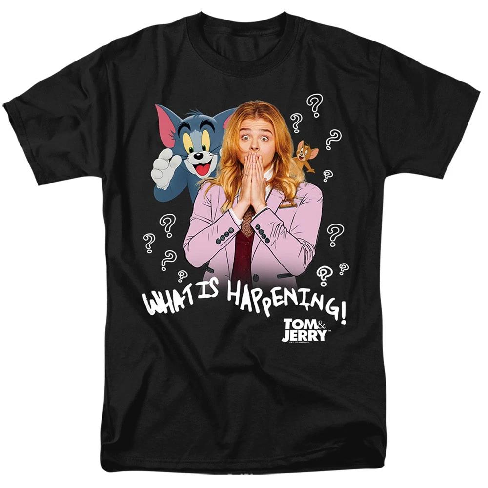 Tom And Jerry Movie - What Is Happening -  Unisex Children s T-shirt - Black 130