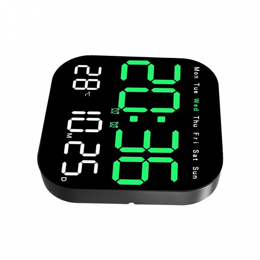 Same Screen Display LED Wall Clock Day Countdown Function