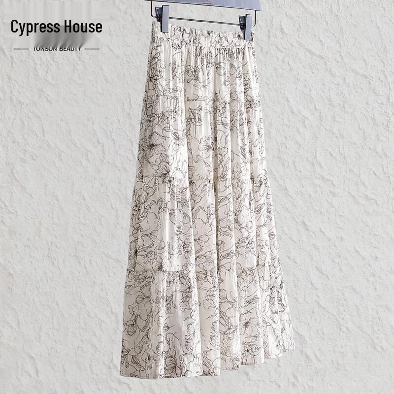 

Женская цветочная юбка-миди на резинке S