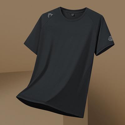T-shirt met korte mouwen Heren Ice Silk T-shirt Sneldrogend Koel Ademend Korte mouwen Sport Hardlopen Halve mouw