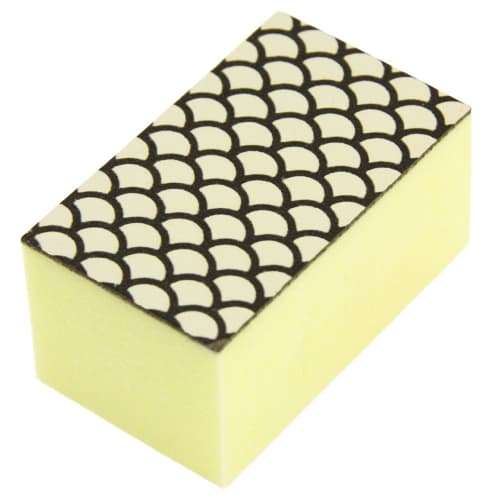 Wise SD Diamond Puff for mirror and sanitary ware stain removal, approximately 3 x 5 x 2.6 cm, SD-001