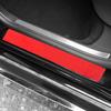 Carbon Fiber Car Door Sill Strip Universal Decorative Welcome Pedal Anti-Scratch Strip Dirt-Resistant Anti-stepping Protection Film Stickers