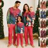 Family Matching Print Sets Pajamas Loungewear Outfits Family Matching Long Sleeve Tops+Pants Set