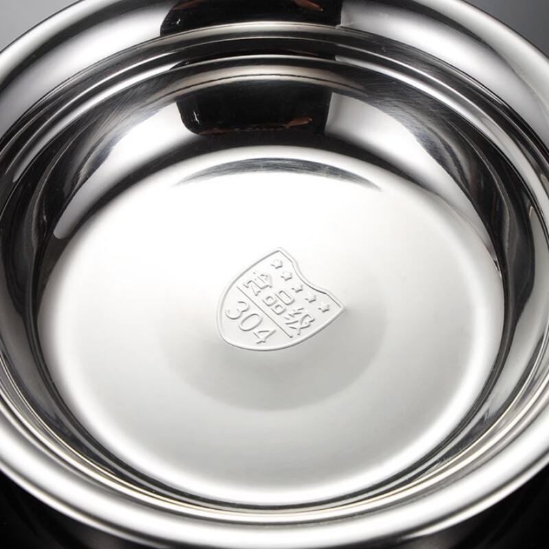 Qianxing 304 Stainless Steel Deep Round Serving Plates