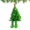 Desktop Ornament Colorful 3D Printed Christmas Tree Funny Green Xmas Decoration Unique Christmas Tree Model Kids Gifts