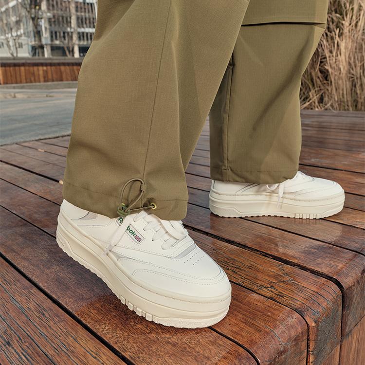 Reebok Club C Extra Chalk Glen Green Women Sneakers Cream 100010060