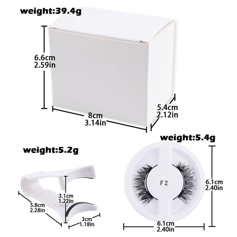 Lashie - Magnetic Multipack False Eyelashes with Tweezers