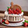 20 Pcs  Mini Balloons Sticks Red Balls Cake Picks Cake Topper Balls Cake Decorations for Wedding Birthday Cake Decorations