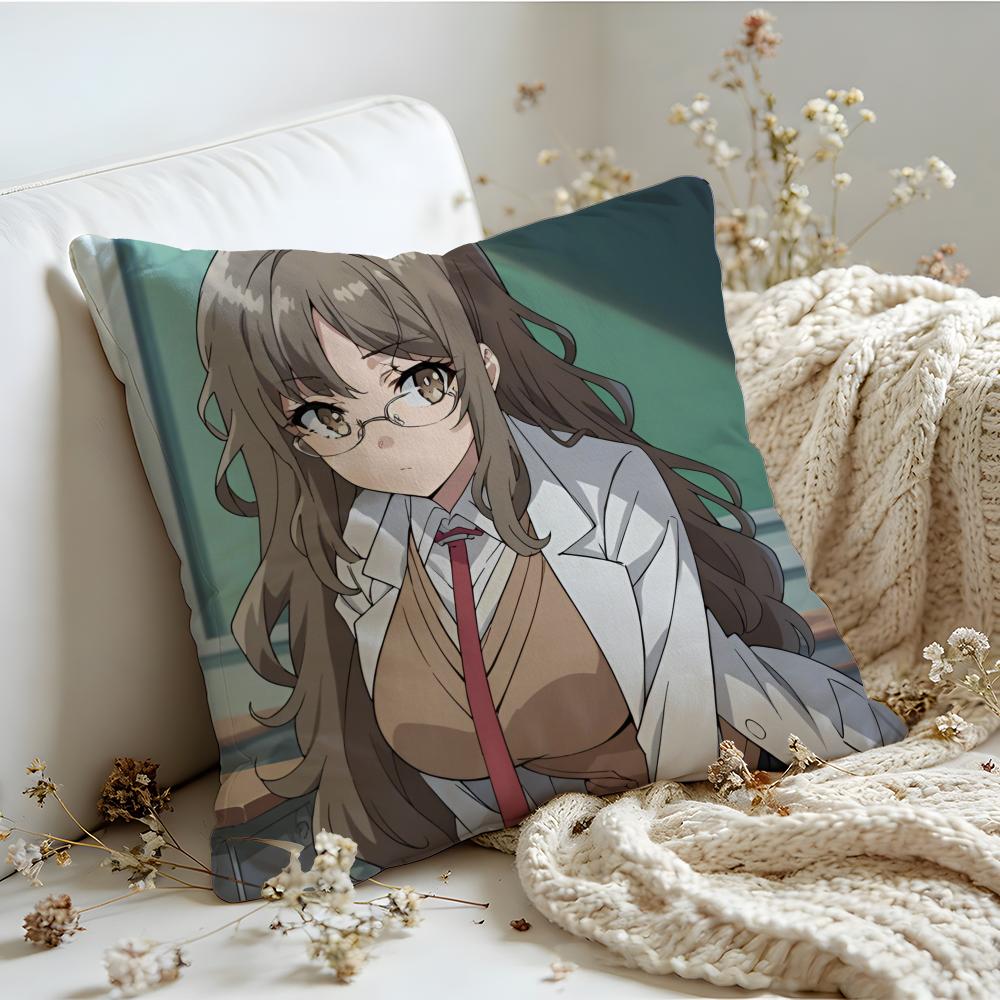 Cushion Cover Linen SkinFriendly Soft Decorative Case For Sofa Home Decor Kwaii Sexy RRio Futaba Anime Pillow cover