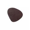 Shaped Cowhide Pattern Coasters Waterproof Heat Insulation Non-slip Mats PU Leather Plate Mat Bowl Cups Things for The Kitchen