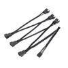 Portable PWM Extension Cable 5/6 Ways Connector Cable Adapter PVC Insulation Material Extension Cable Connector for Computer CPU
