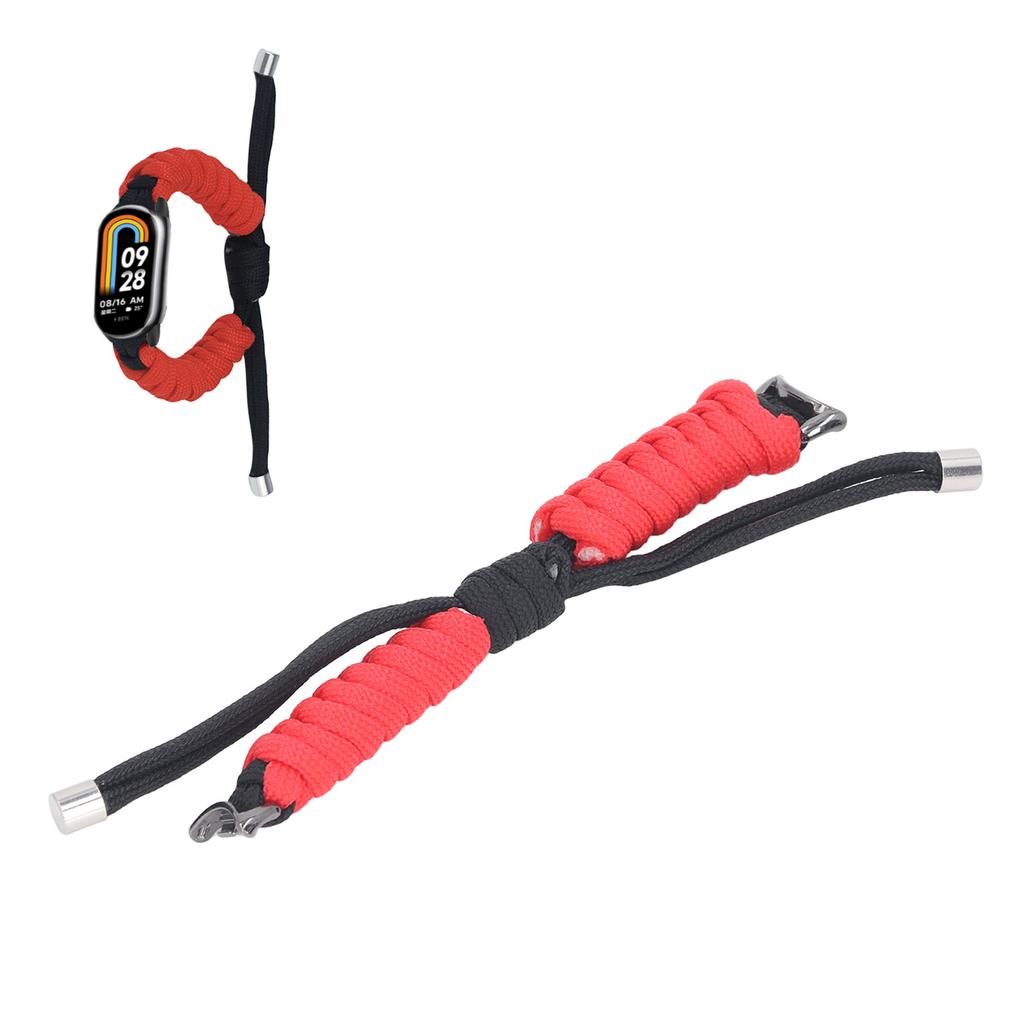 Replacement Wristband Elastic Band Knitting Twisted Knot Nylon Smart Bracelet Strap for Band 8